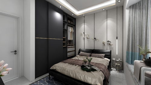 75平現代簡約二居裝修效果案例 簡約輕奢格調，優雅生活實景賞析